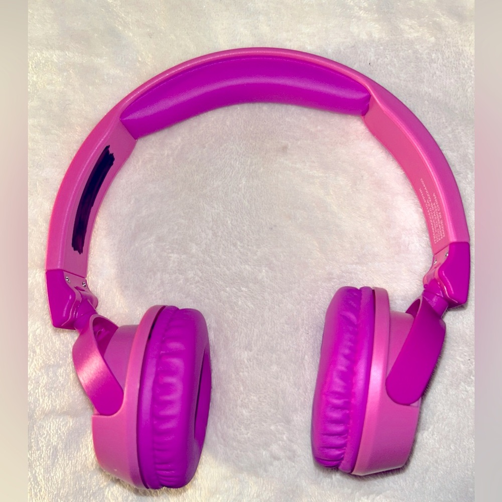 Altec Lansing Kids' 2-in-1 Bluetooth Wireless Headphones In Princess Pink